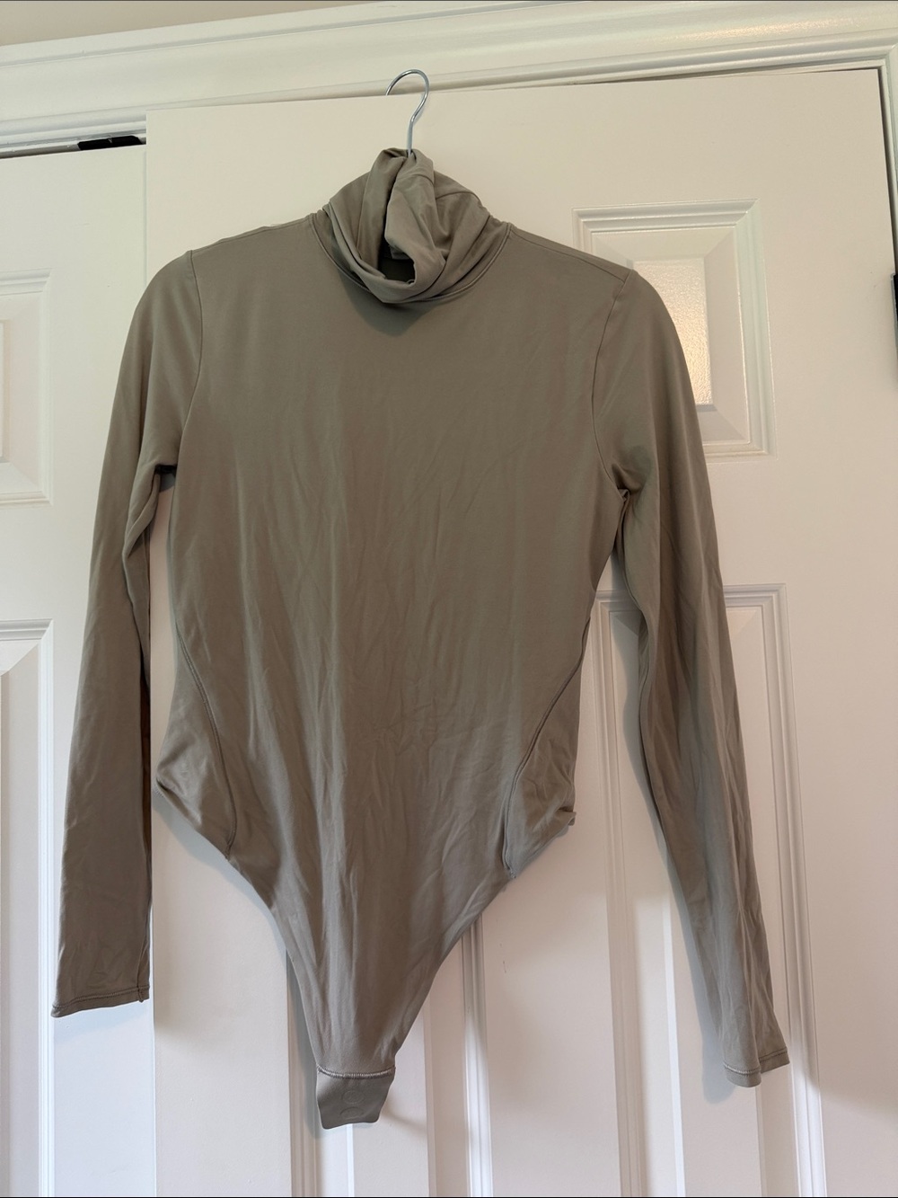 lululemon athletica wundermost Long Sleeve Turtleneck Bodysuit - Taupe